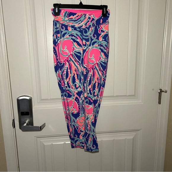 Lilly Pulitzer Luxletic Weekender Pop Up Jellies Be Jammin Leggings Size XS - Picture 1 of 8